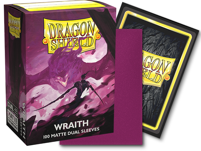 DS - Standard Dual Sleeves: Wraith [Matte] (100 Sleeves)