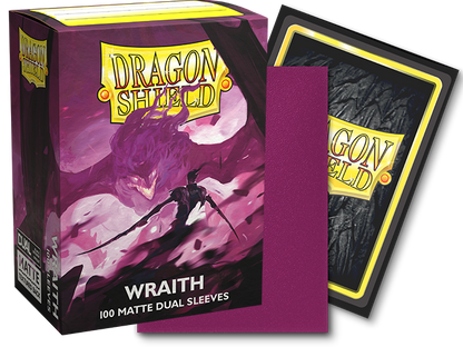 DS - Standard Dual Sleeves: Wraith [Matte] (100 Sleeves)