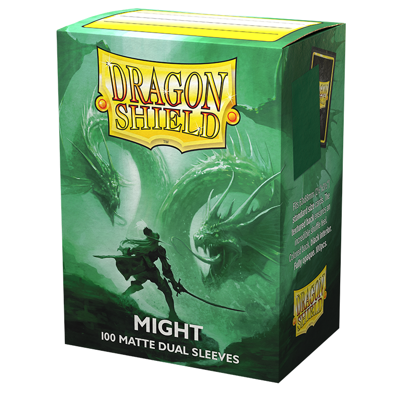 DS - Standard Dual Sleeves: Might [Matte] (100 Sleeves)