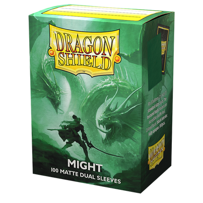 DS - Standard Dual Sleeves: Might [Matte] (100 Sleeves)
