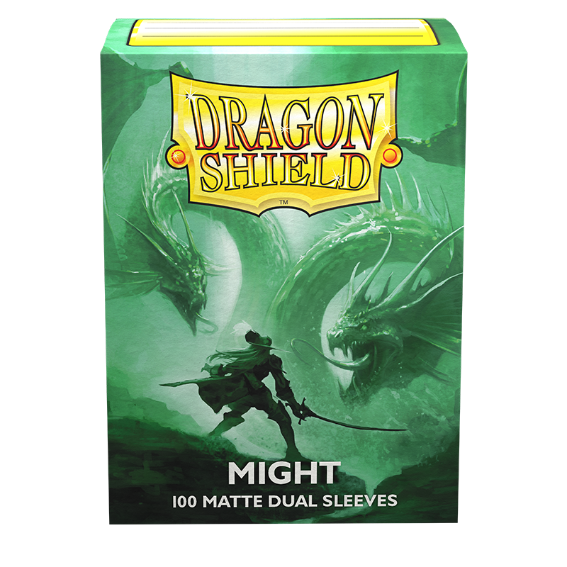 DS - Standard Dual Sleeves: Might [Matte] (100 Sleeves)