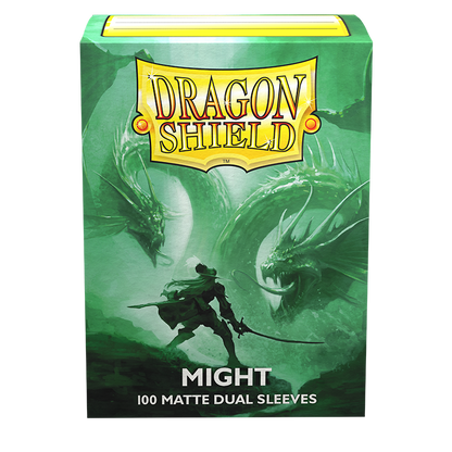DS - Standard Dual Sleeves: Might [Matte] (100 Sleeves)