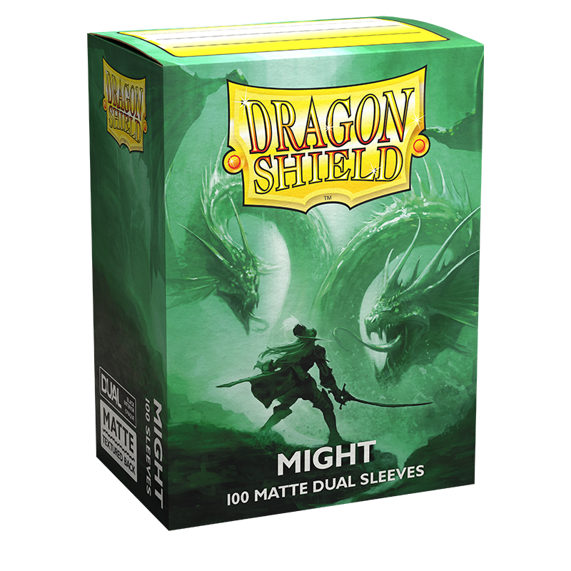 DS - Standard Dual Sleeves: Might [Matte] (100 Sleeves)