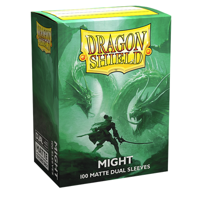 DS - Standard Dual Sleeves: Might [Matte] (100 Sleeves)