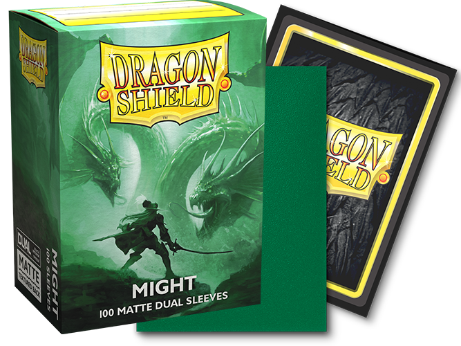 DS - Standard Dual Sleeves: Might [Matte] (100 Sleeves)