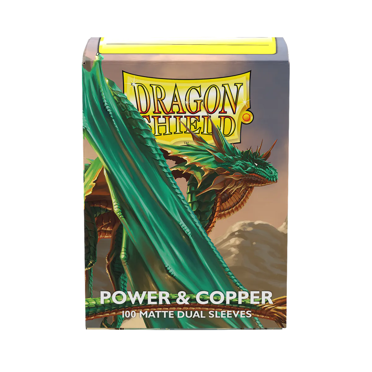 DS - Standard Dual Sleeves: Power & Copper [Matte] (100 Sleeves)