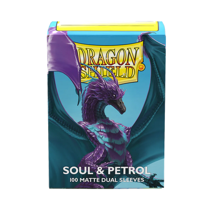 DS - Standard Dual Sleeves: Soul & Petrol [Matte] (100 Sleeves)
