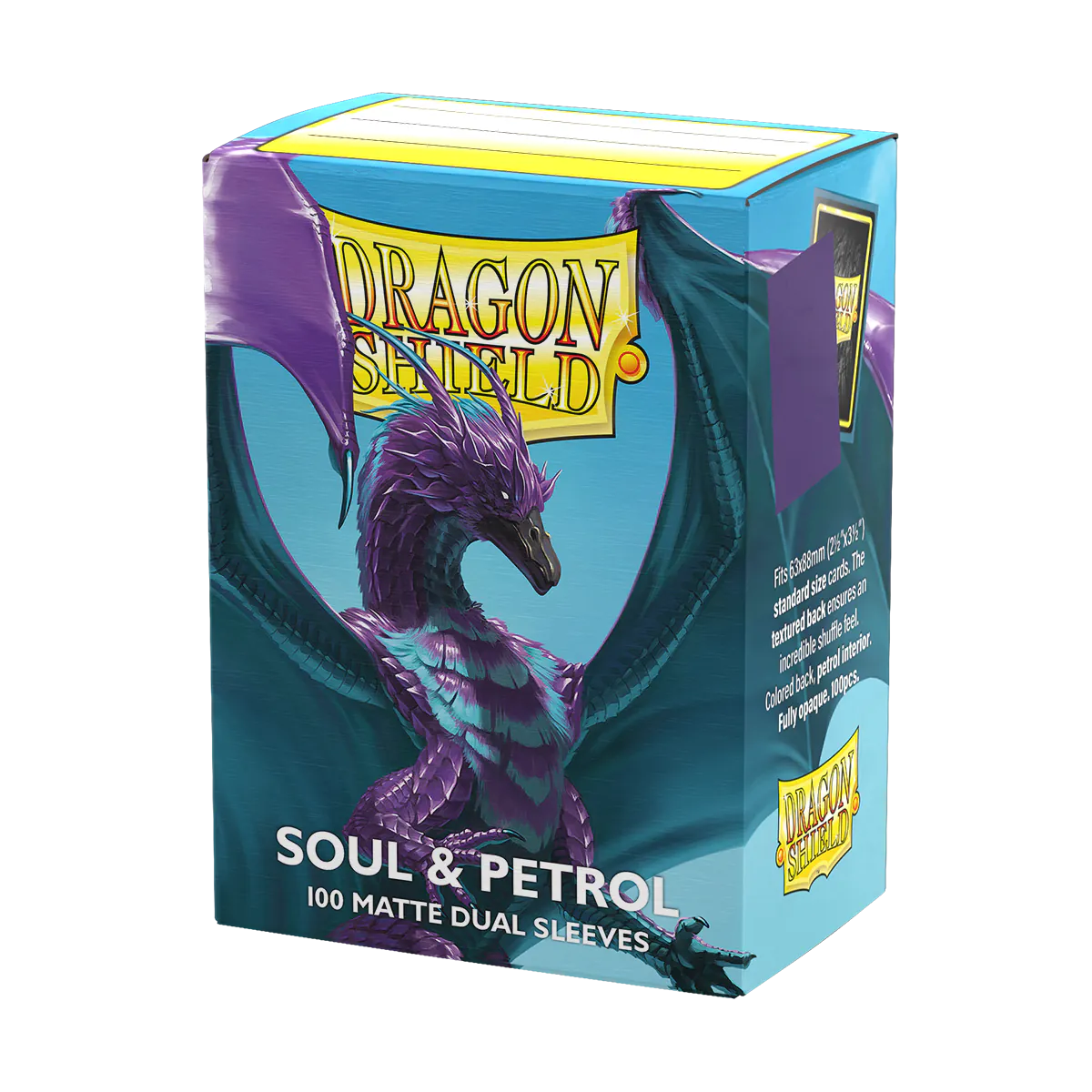DS - Standard Dual Sleeves: Soul & Petrol [Matte] (100 Sleeves)