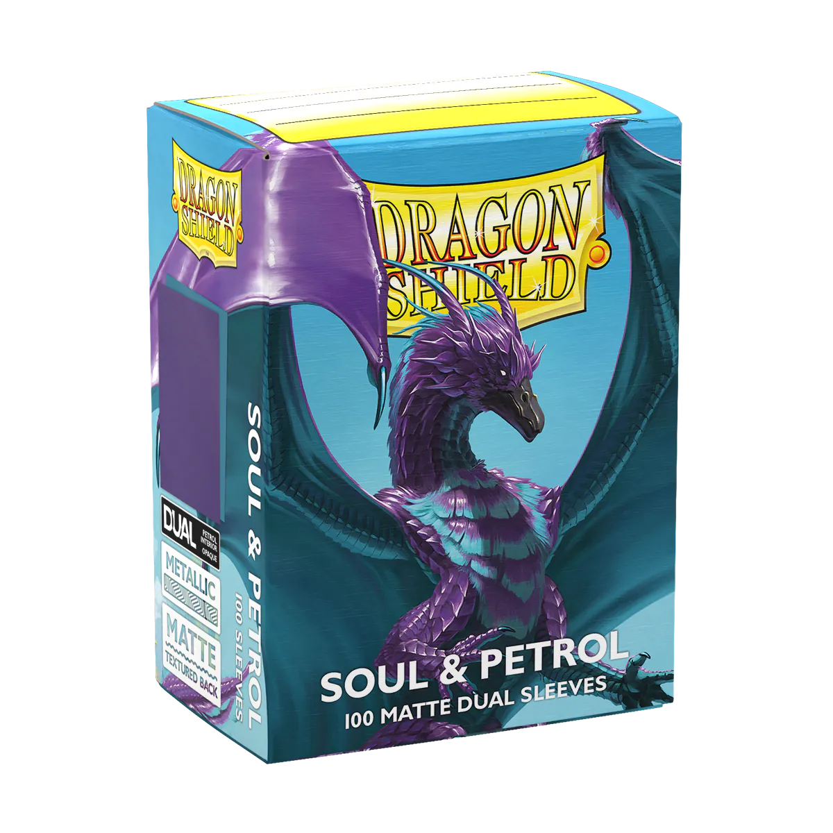 DS - Standard Dual Sleeves: Soul & Petrol [Matte] (100 Sleeves)