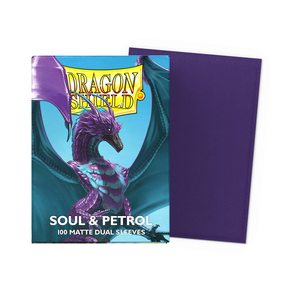 DS - Standard Dual Sleeves: Soul & Petrol [Matte] (100 Sleeves)