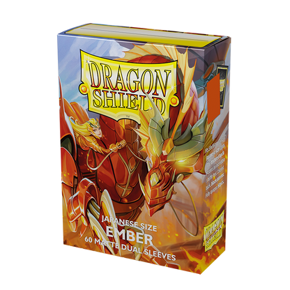 DS - Japanese Dual Sleeves: Ember [Matte] (60 Sleeves)