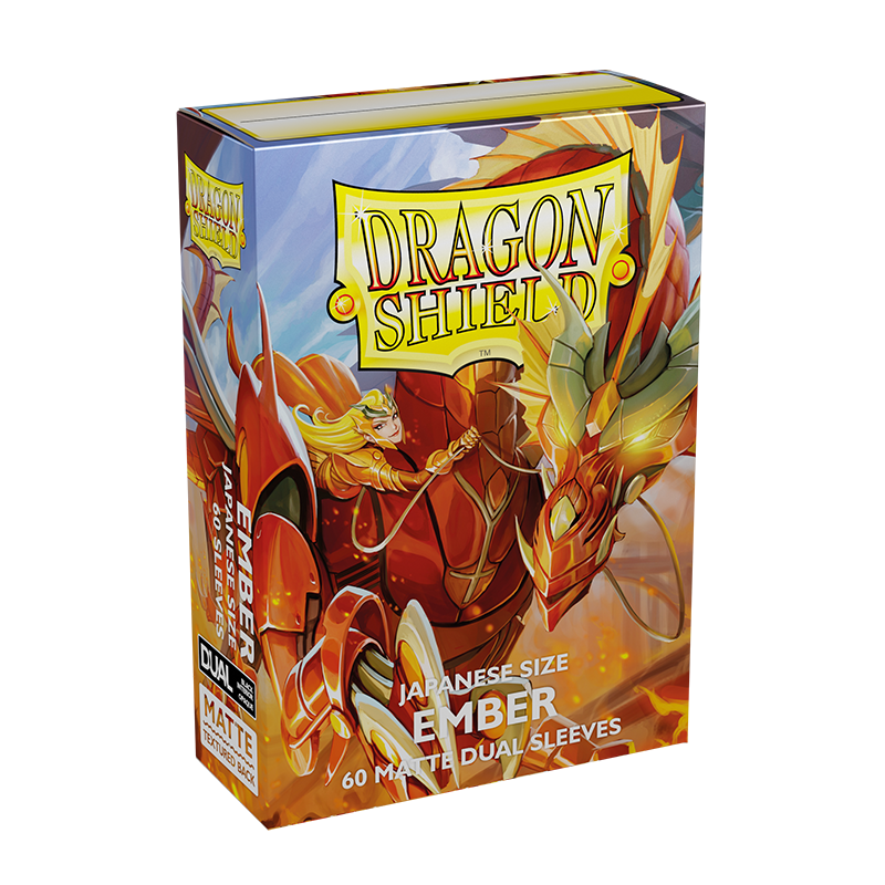 DS - Japanese Dual Sleeves: Ember [Matte] (60 Sleeves)