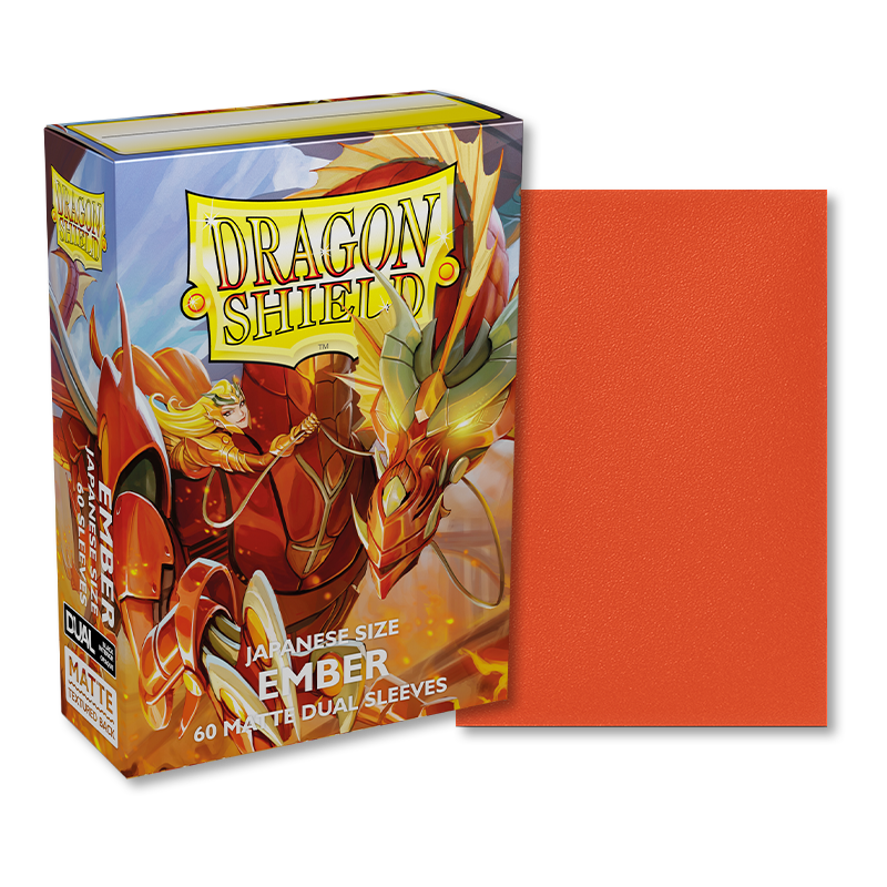 DS - Japanese Dual Sleeves: Ember [Matte] (60 Sleeves)