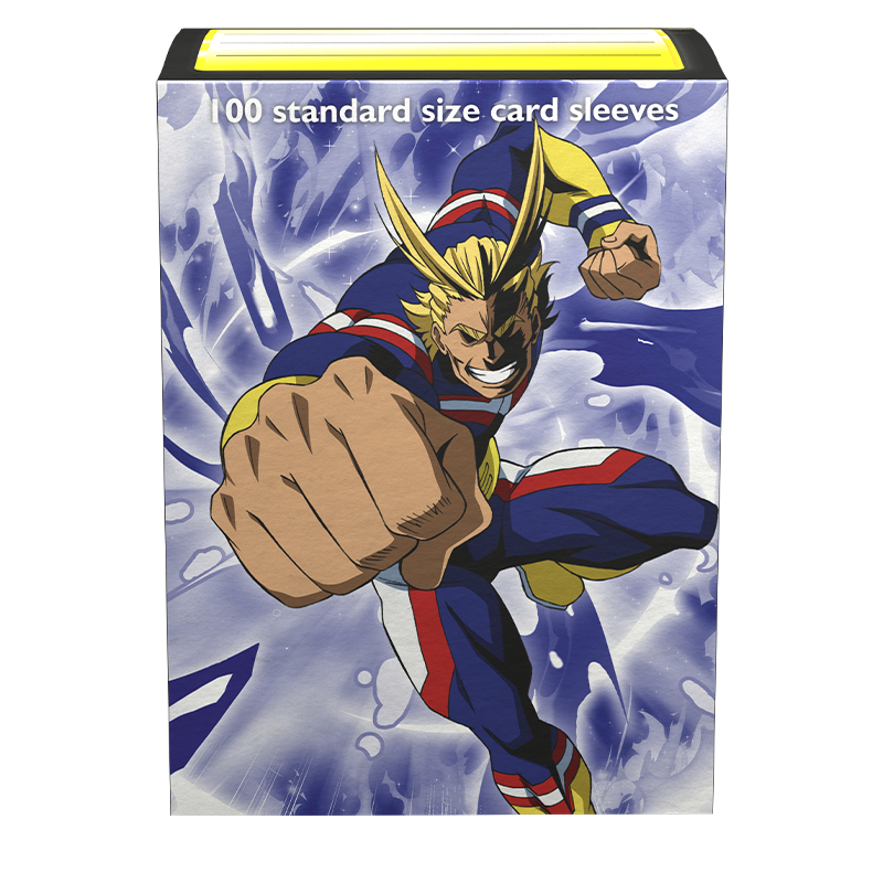 DS - Standard Licensed Art Sleeves: My Hero Aacademia All Might Punch [Matte] (100 Sleeves)