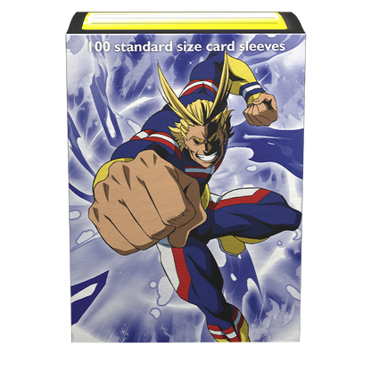 DS - Standard Licensed Art Sleeves: My Hero Aacademia All Might Punch [Matte] (100 Sleeves)