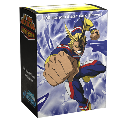 DS - Standard Licensed Art Sleeves: My Hero Aacademia All Might Punch [Matte] (100 Sleeves)
