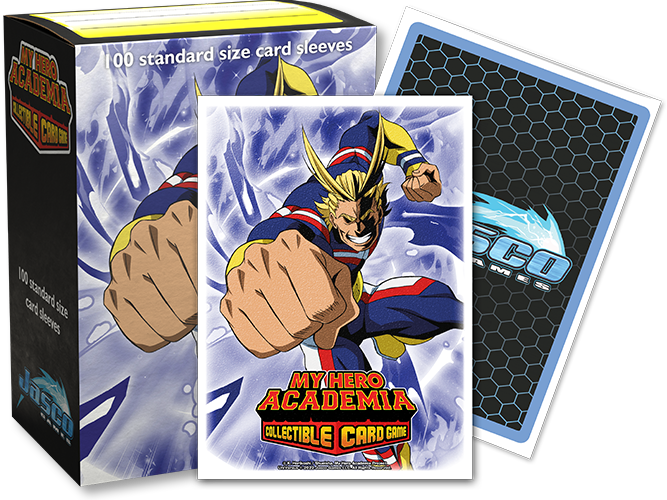DS - Standard Licensed Art Sleeves: My Hero Aacademia All Might Punch [Matte] (100 Sleeves)
