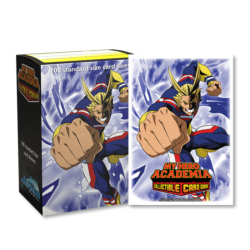 DS - Standard Licensed Art Sleeves: My Hero Aacademia All Might Punch [Matte] (100 Sleeves)