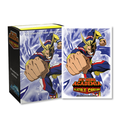 DS - Standard Licensed Art Sleeves: My Hero Aacademia All Might Punch [Matte] (100 Sleeves)