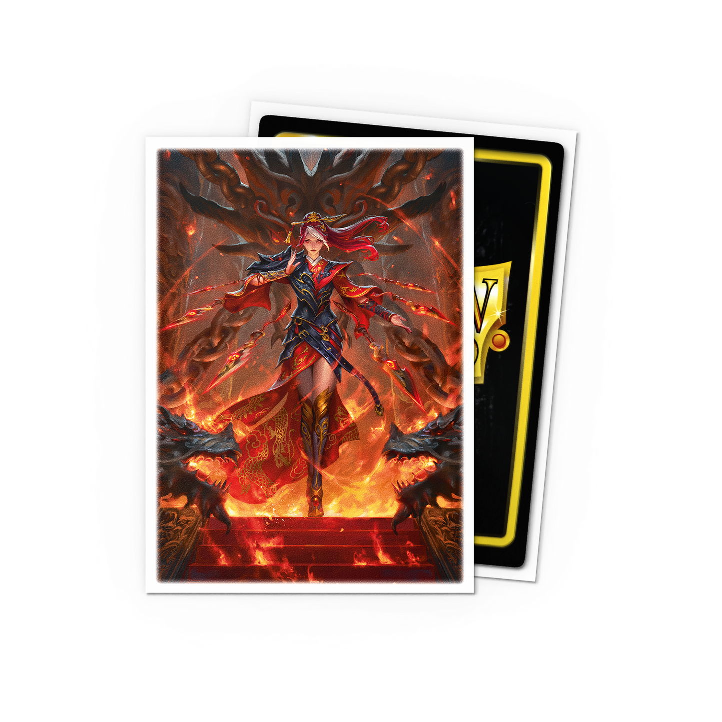 DS - Standard Licensed Art Sleeves: Flesh and Blood Cindra, Dracai of Retribution [Matte] (100 Sleeves)