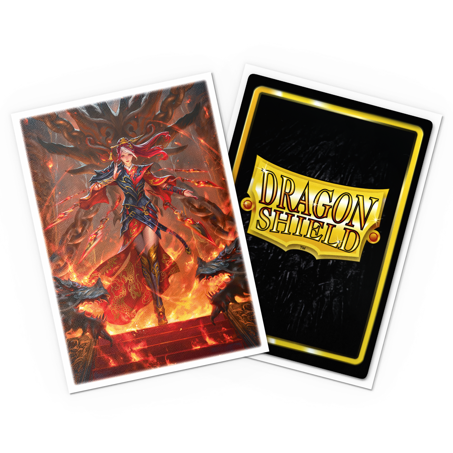 DS - Standard Licensed Art Sleeves: Flesh and Blood Cindra, Dracai of Retribution [Matte] (100 Sleeves)