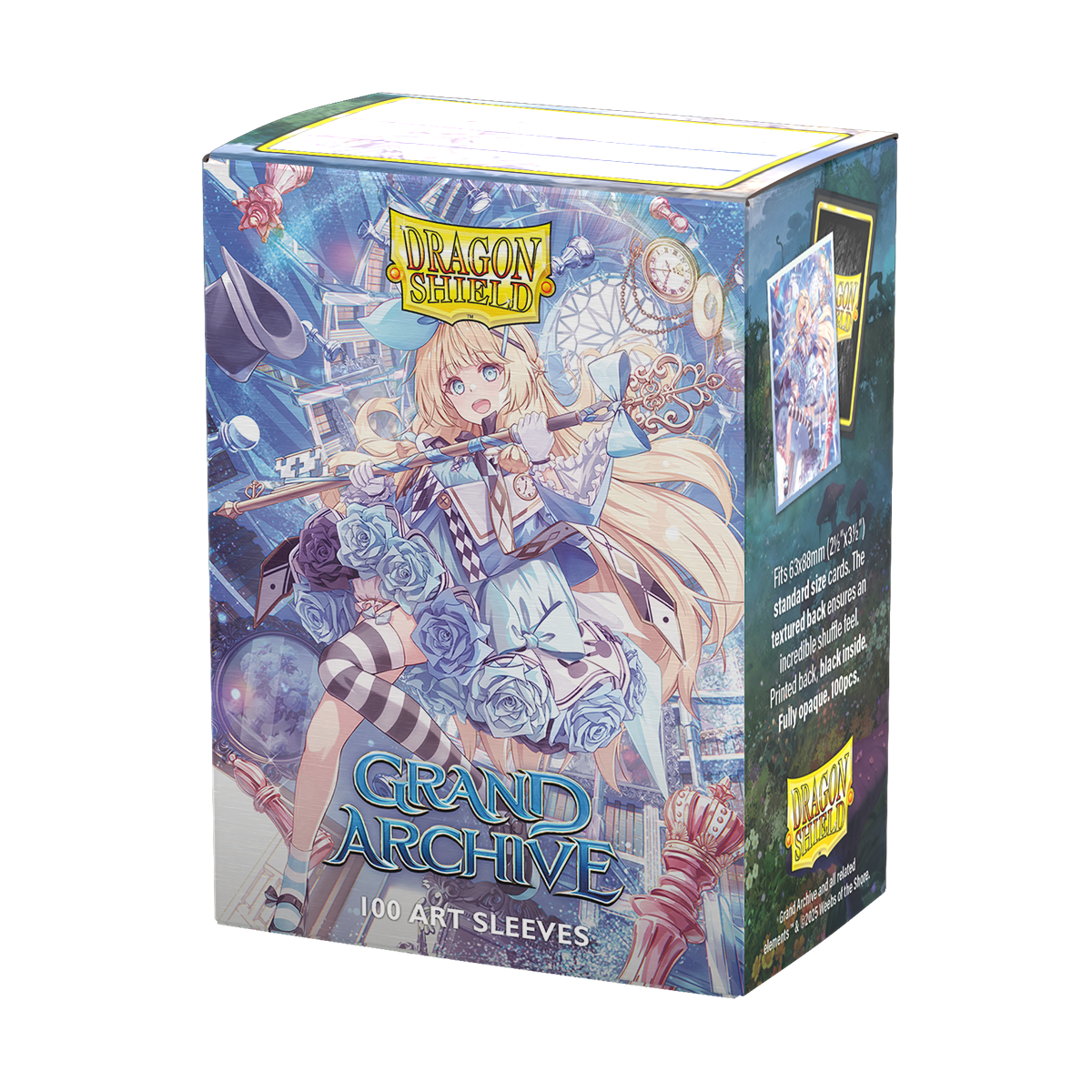 DS - Standard Licensed Dual Art Sleeves: Grand Archive: Alice, Golden Queen [Matte] (100 Sleeves)