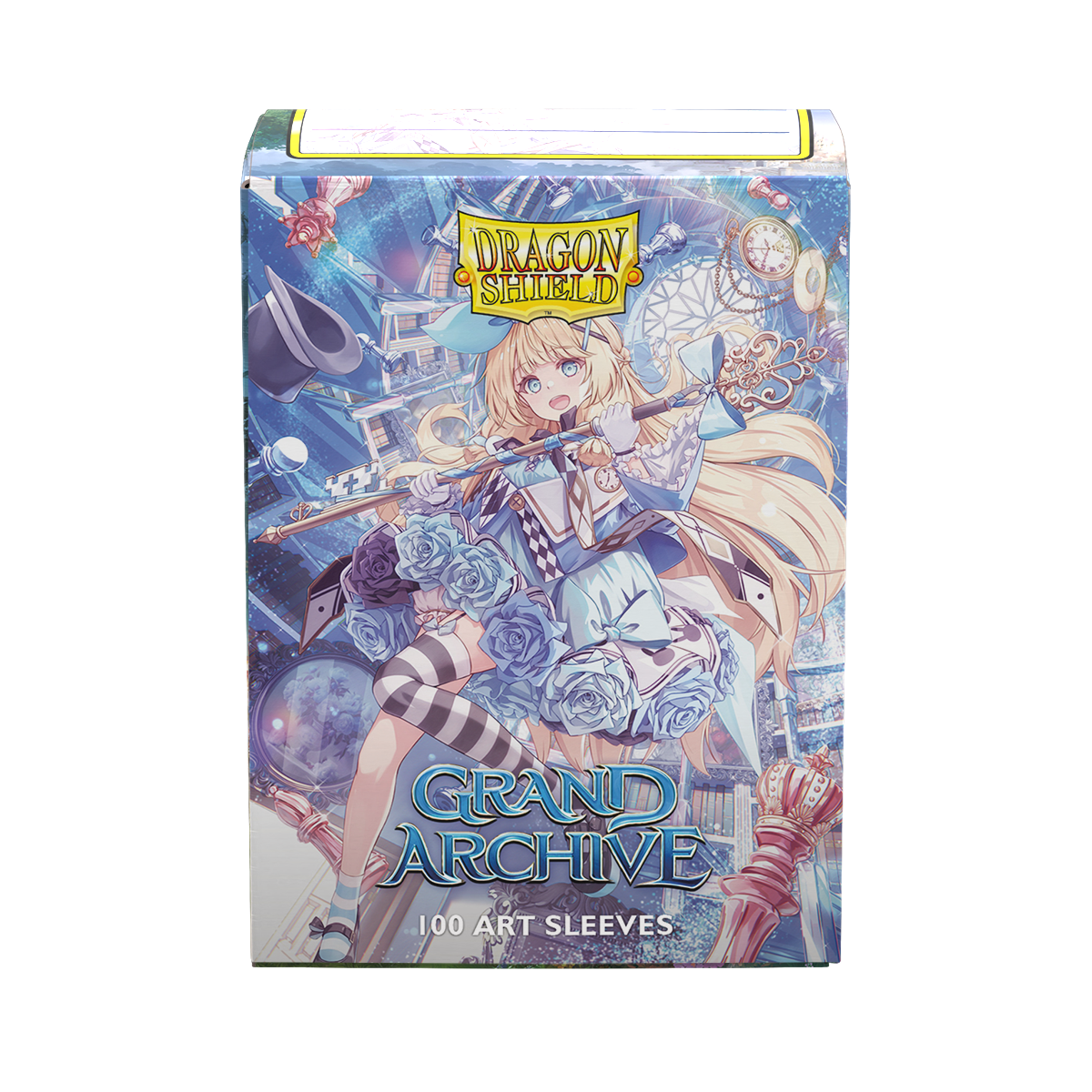 DS - Standard Licensed Dual Art Sleeves: Grand Archive: Alice, Golden Queen [Matte] (100 Sleeves)