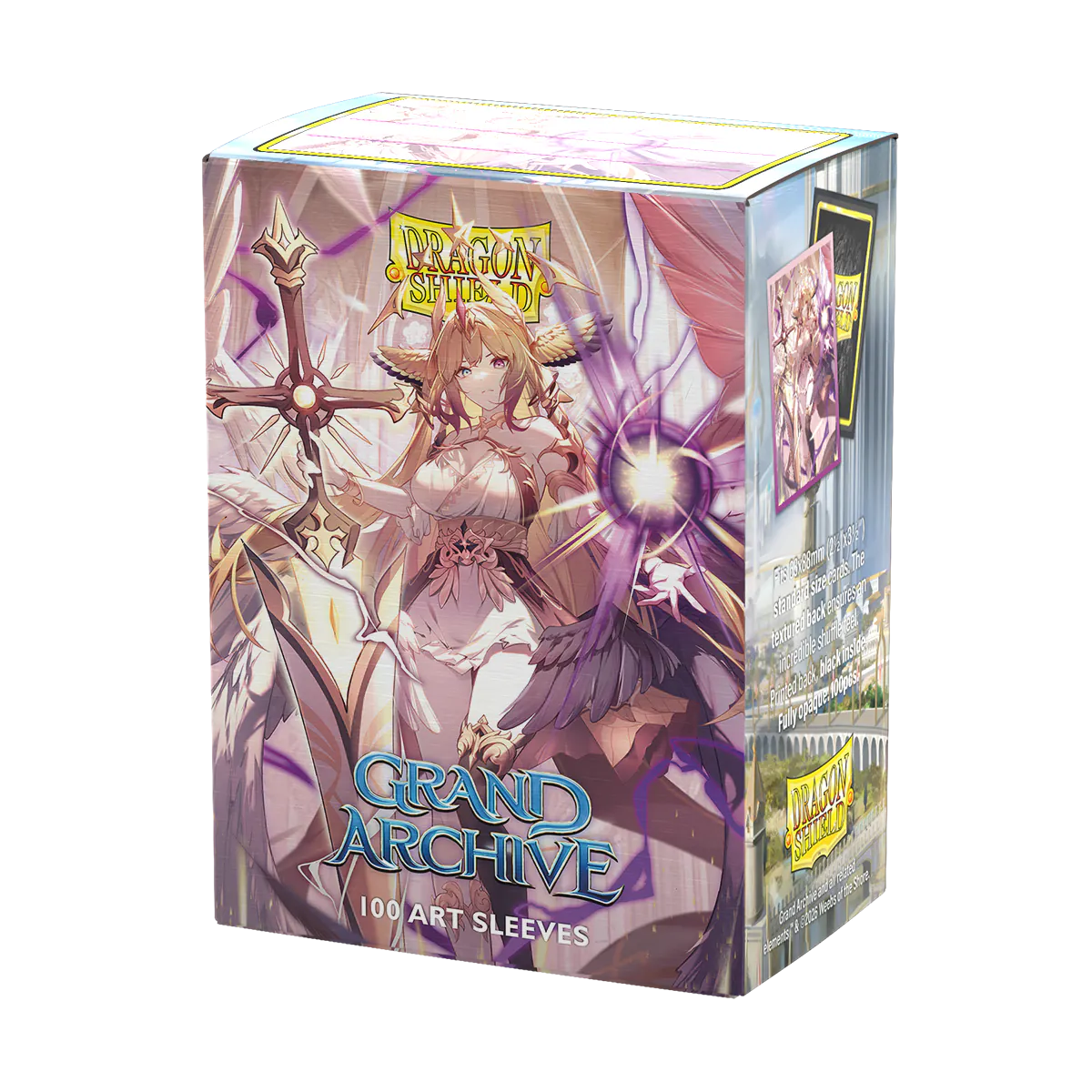 DS - Standard Licensed Dual Art Sleeves: Grand Archive: Haniel, Archangel of Spectra [Matte] (100 Sleeves)