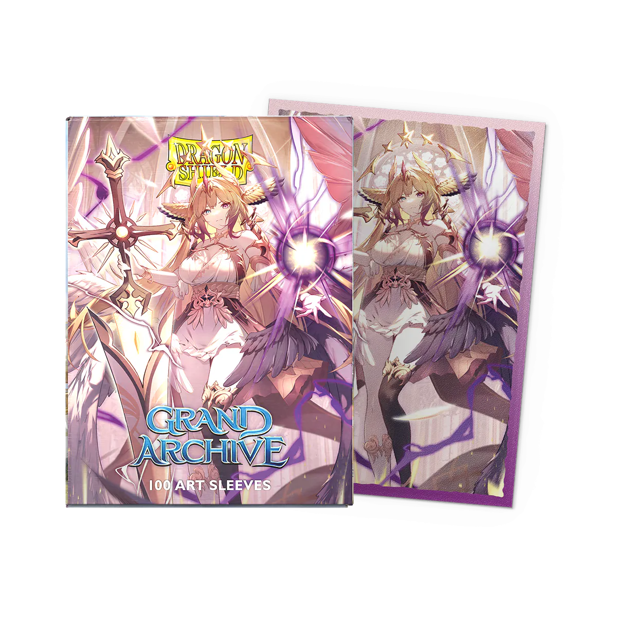 DS - Standard Licensed Dual Art Sleeves: Grand Archive: Haniel, Archangel of Spectra [Matte] (100 Sleeves)