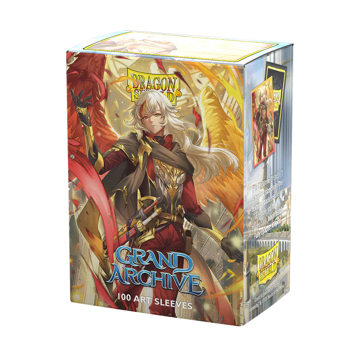 DS - Standard Licensed Dual Art Sleeves: Grand Archive: Azrael, Archangel of Materia [Matte] (100 Sleeves)