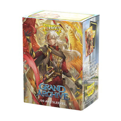 DS - Standard Licensed Dual Art Sleeves: Grand Archive: Azrael, Archangel of Materia [Matte] (100 Sleeves)