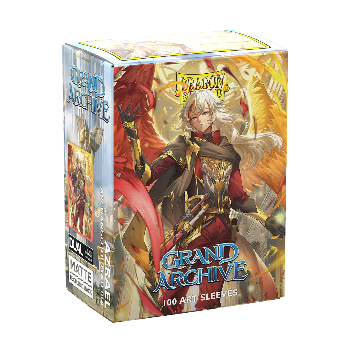 DS - Standard Licensed Dual Art Sleeves: Grand Archive: Azrael, Archangel of Materia [Matte] (100 Sleeves)