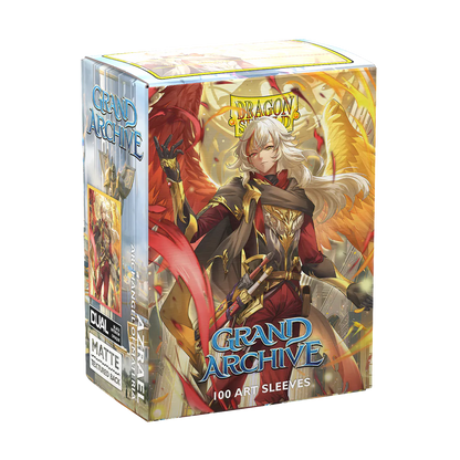 DS - Standard Licensed Dual Art Sleeves: Grand Archive: Azrael, Archangel of Materia [Matte] (100 Sleeves)