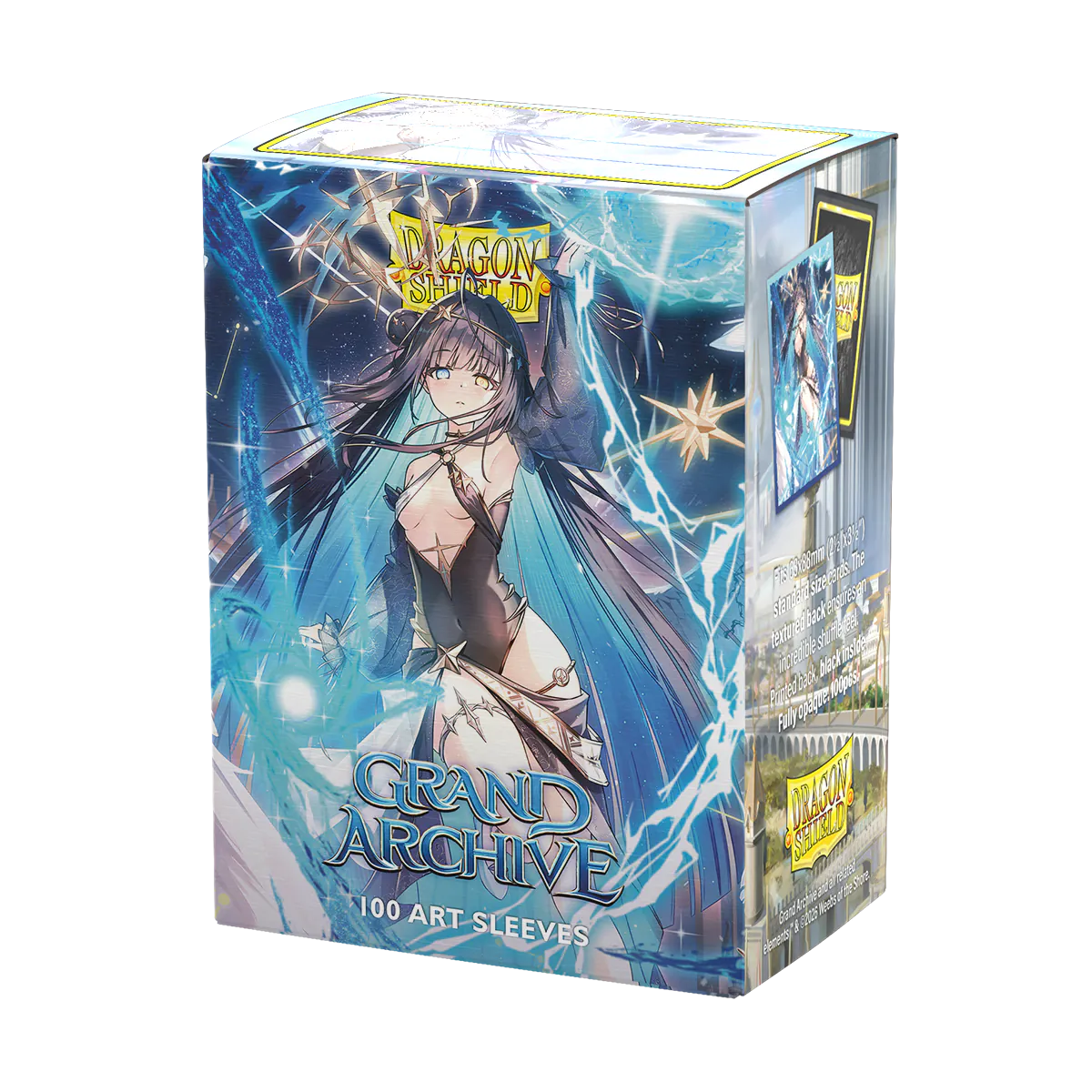 DS - Standard Licensed Dual Art Sleeves: Grand Archive: Raziel, Archangel of Libra [Matte] (100 Sleeves)