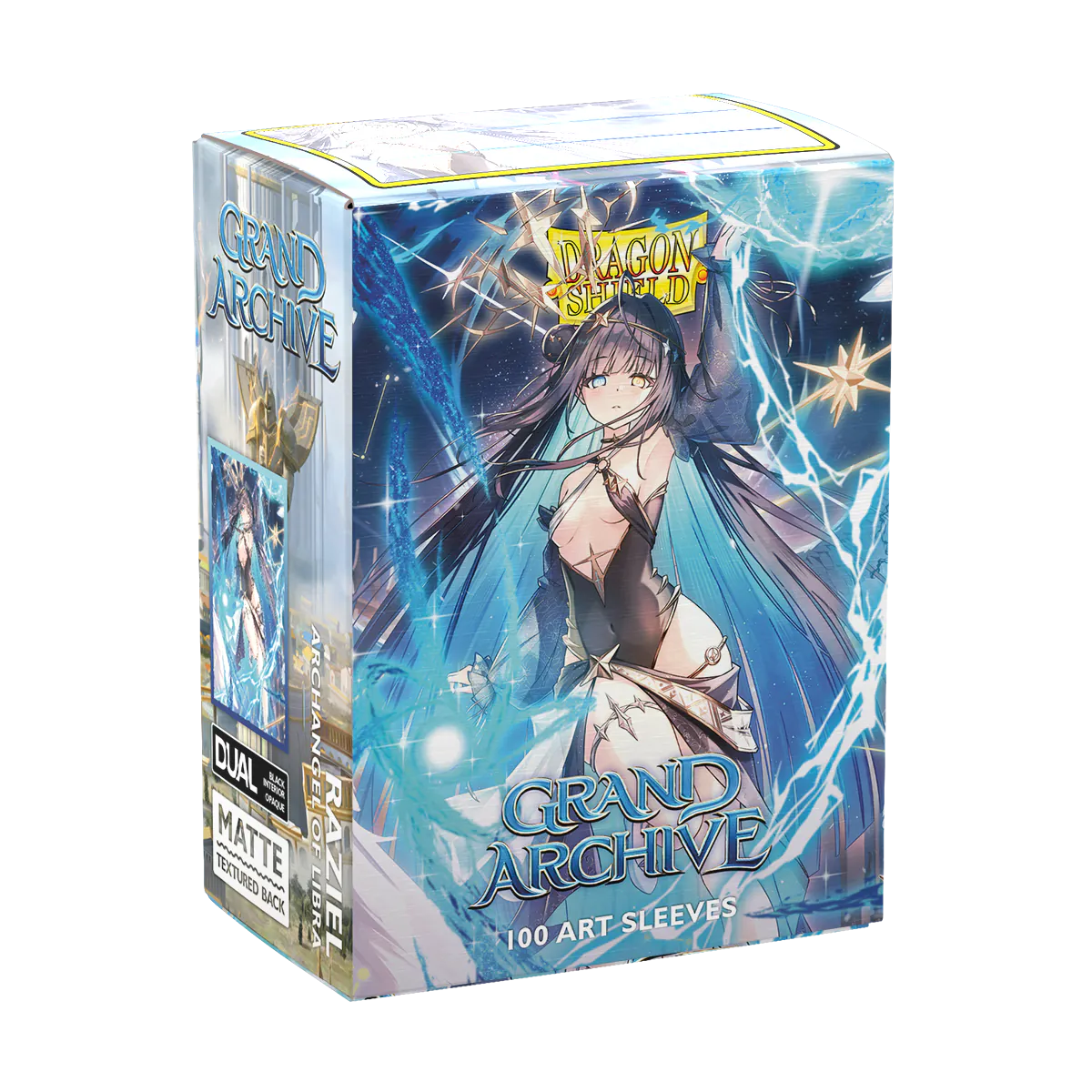 DS - Standard Licensed Dual Art Sleeves: Grand Archive: Raziel, Archangel of Libra [Matte] (100 Sleeves)