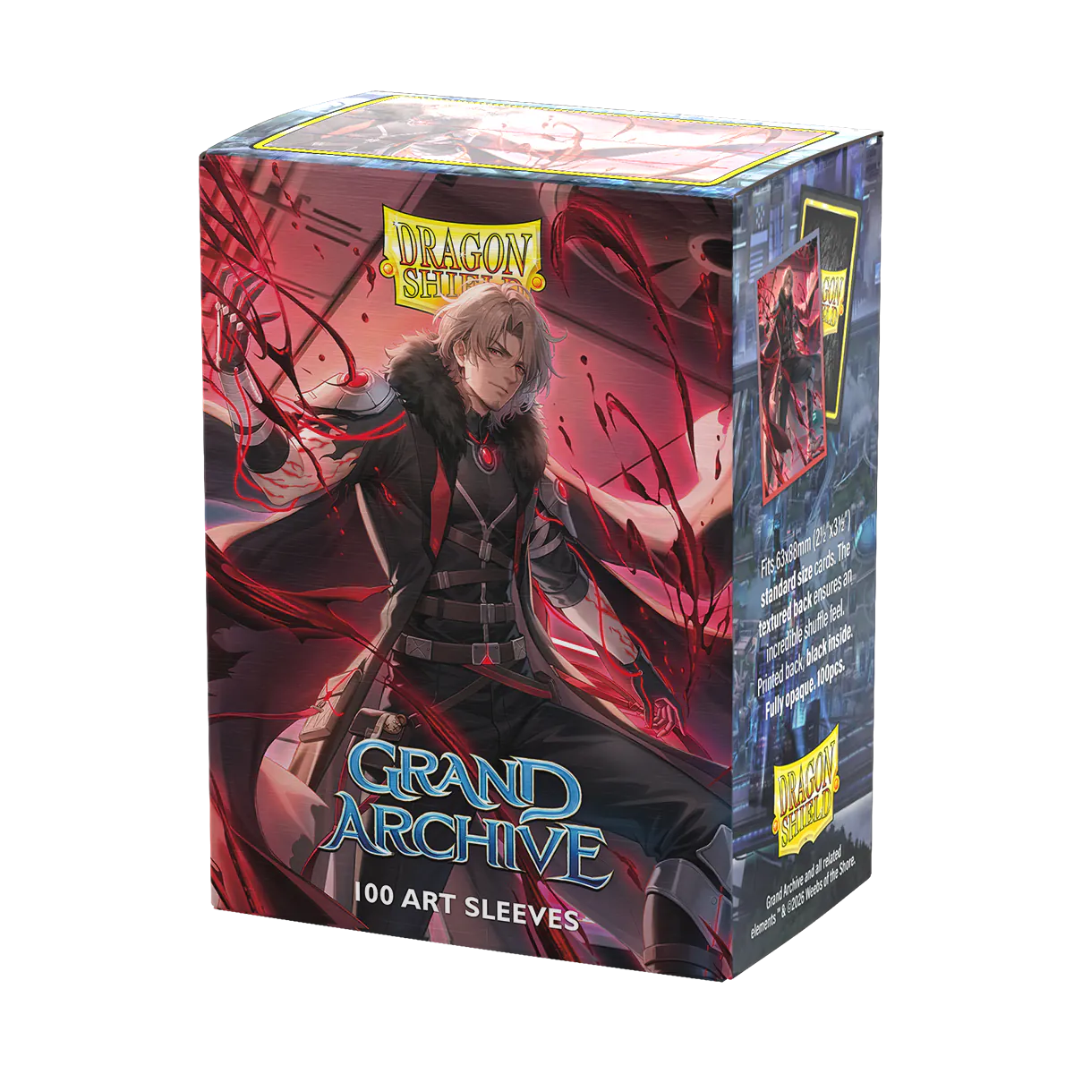 DS - Standard Licensed Dual Art Sleeves: Grand Archive: Dante, Hemomancer [Matte] (100 Sleeves)