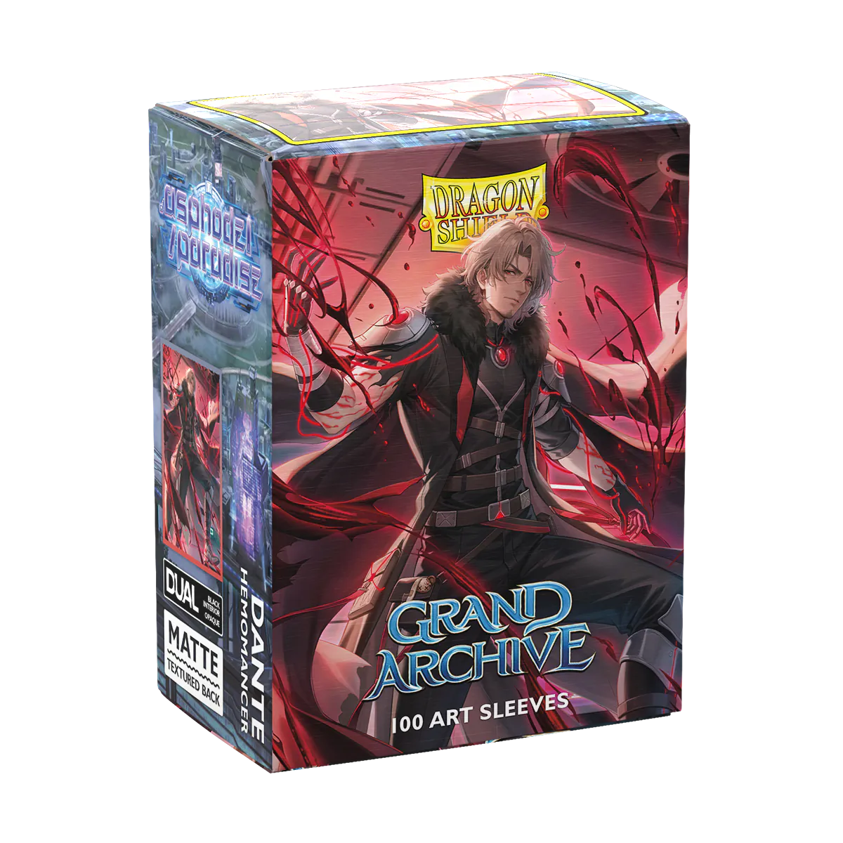 DS - Standard Licensed Dual Art Sleeves: Grand Archive: Dante, Hemomancer [Matte] (100 Sleeves)