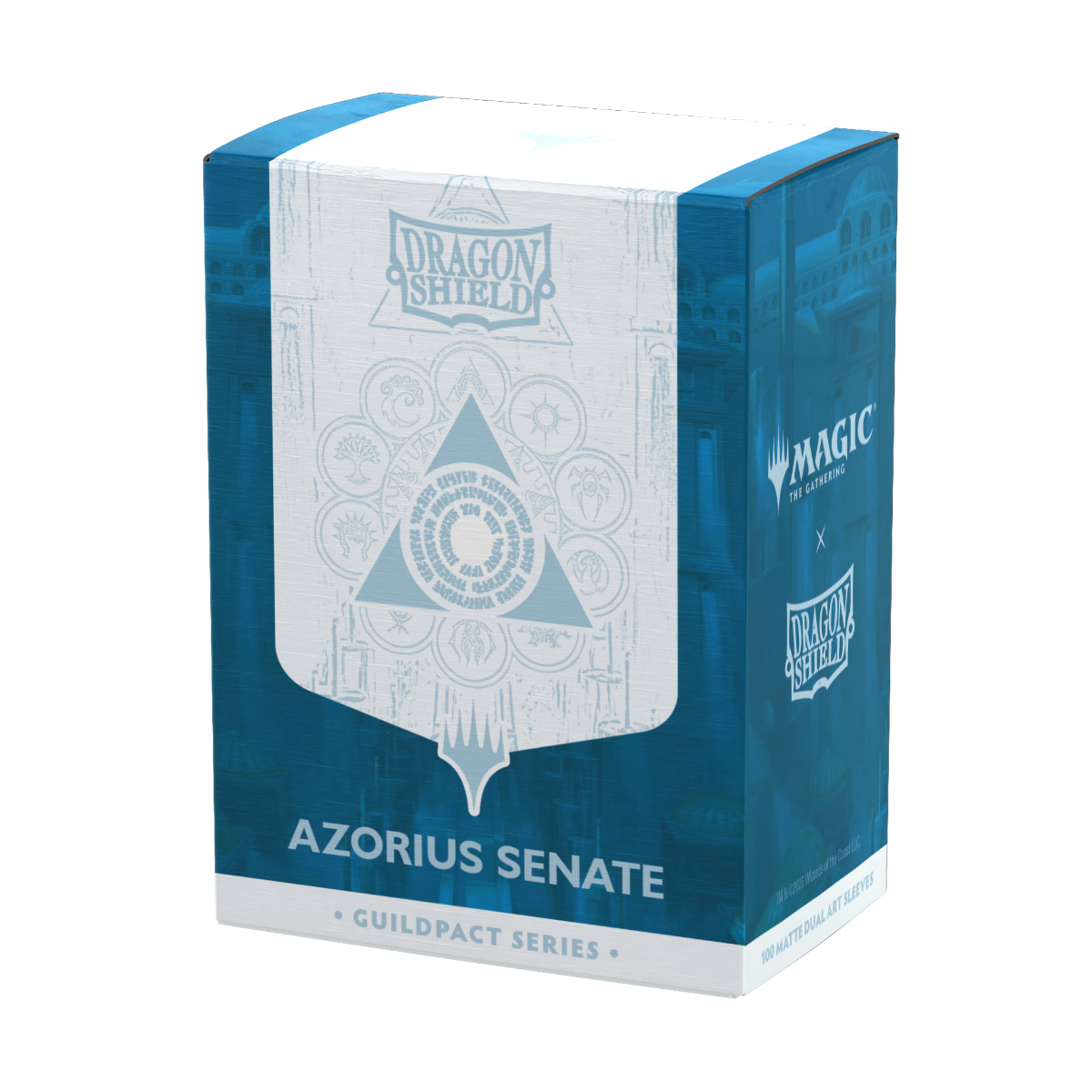 DS - Standard Licensed Dual Art Sleeves: MtG: The Guildpact series - Azorius Senate [Matte] (100 Sleeves)