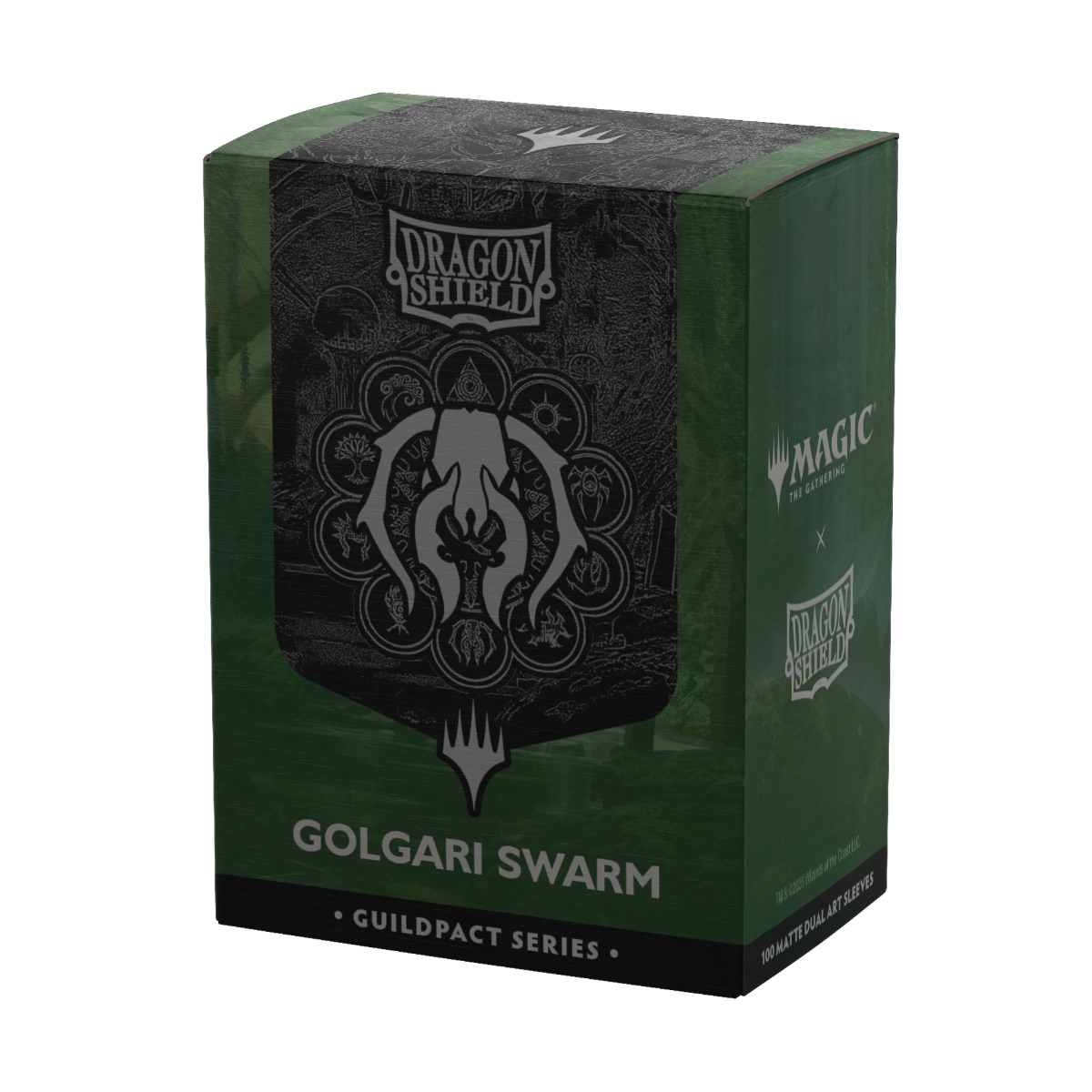 DS - Standard Licensed Dual Art Sleeves: MtG: The Guildpact series - Golgari Swarm [Matte] (100 Sleeves)