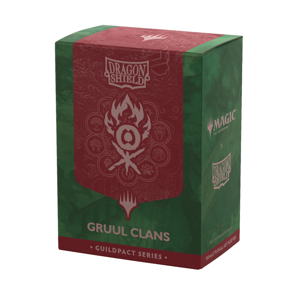 DS - Standard Licensed Dual Art Sleeves: MtG: The Guildpact series - Gruul Clans [Matte] (100 Sleeves)
