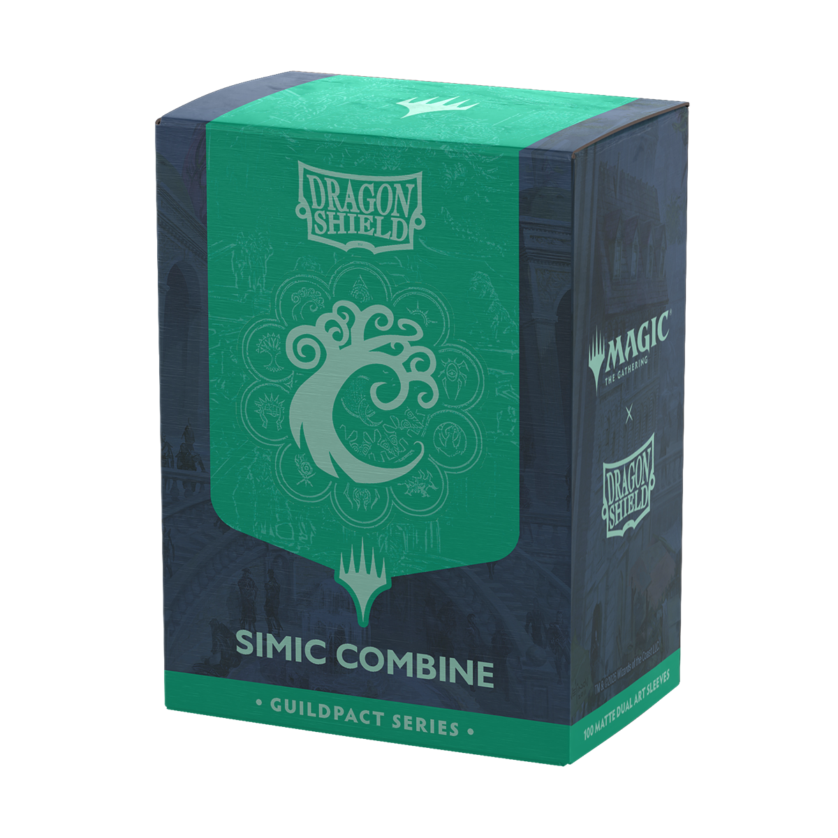 DS - Standard Licensed Dual Art Sleeves: MtG: The Guildpact series - Simic Combine [Matte] (100 Sleeves)