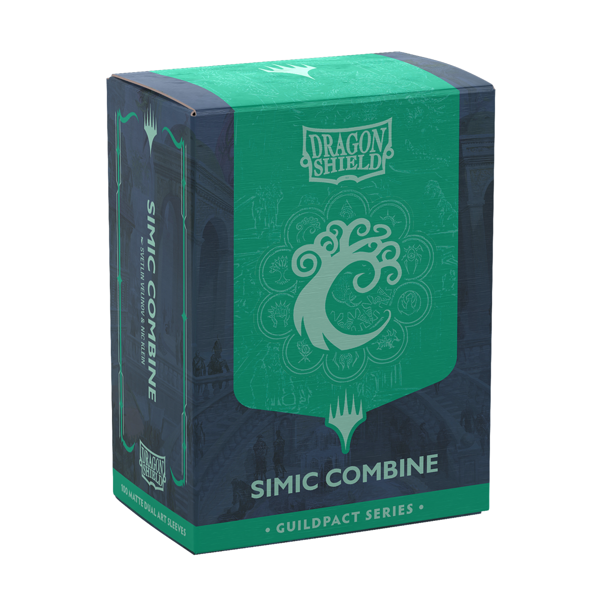 DS - Standard Licensed Dual Art Sleeves: MtG: The Guildpact series - Simic Combine [Matte] (100 Sleeves)
