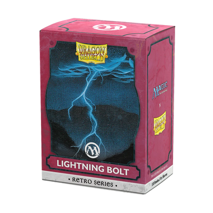 DS - Standard Licensed Art Sleeves: MtG: Retro Series - Lightning Bolt [Brushed] (100 Sleeves)