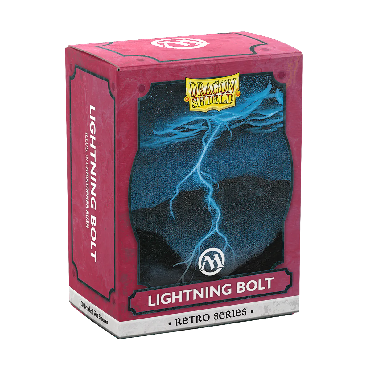 DS - Standard Licensed Art Sleeves: MtG: Retro Series - Lightning Bolt [Brushed] (100 Sleeves)