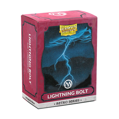 DS - Standard Licensed Art Sleeves: MtG: Retro Series - Lightning Bolt [Brushed] (100 Sleeves)