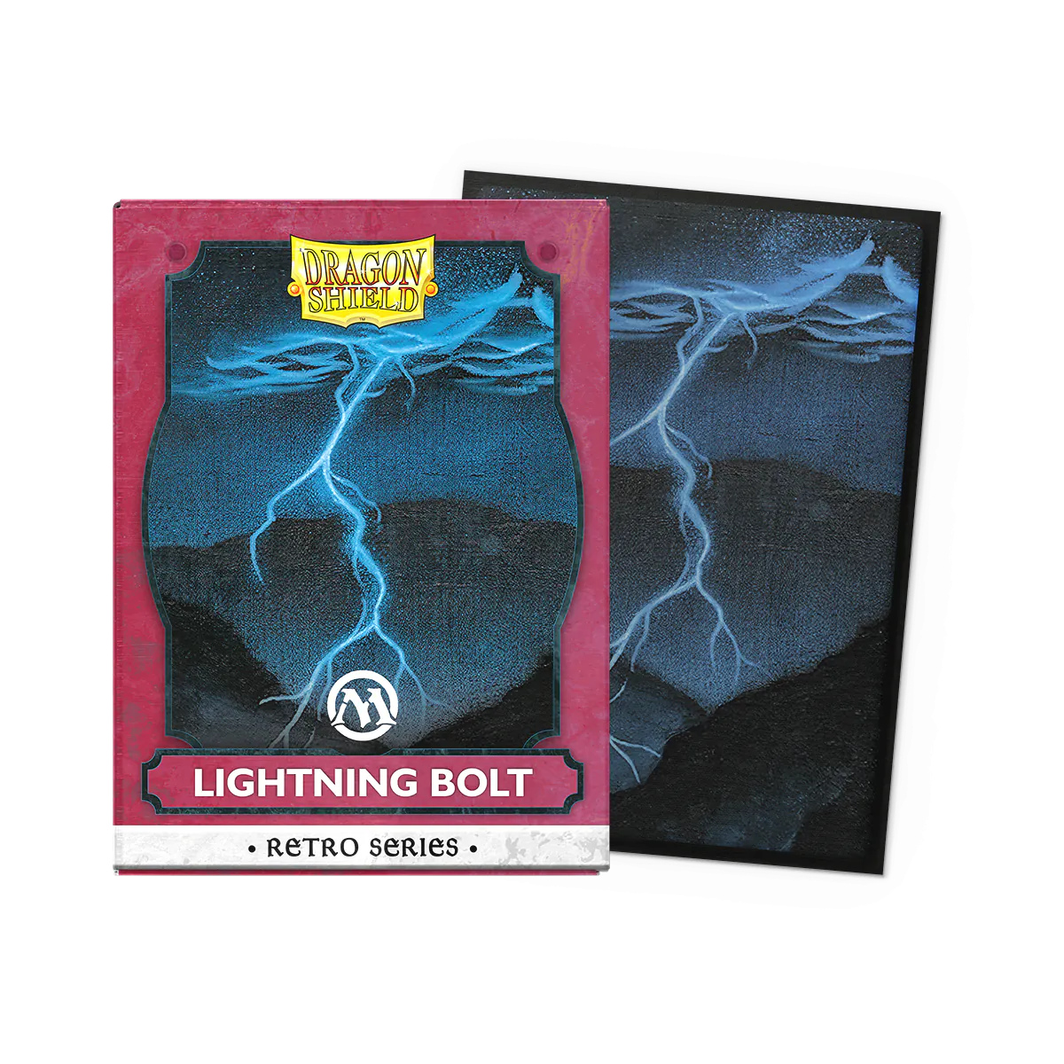 DS - Standard Licensed Art Sleeves: MtG: Retro Series - Lightning Bolt [Brushed] (100 Sleeves)
