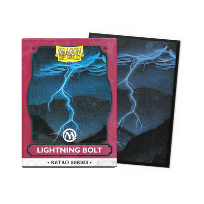 DS - Standard Licensed Art Sleeves: MtG: Retro Series - Lightning Bolt [Brushed] (100 Sleeves)