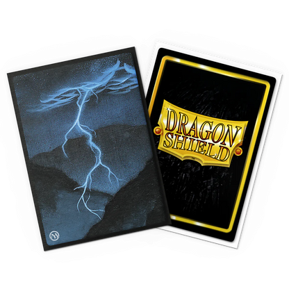 DS - Standard Licensed Art Sleeves: MtG: Retro Series - Lightning Bolt [Brushed] (100 Sleeves)