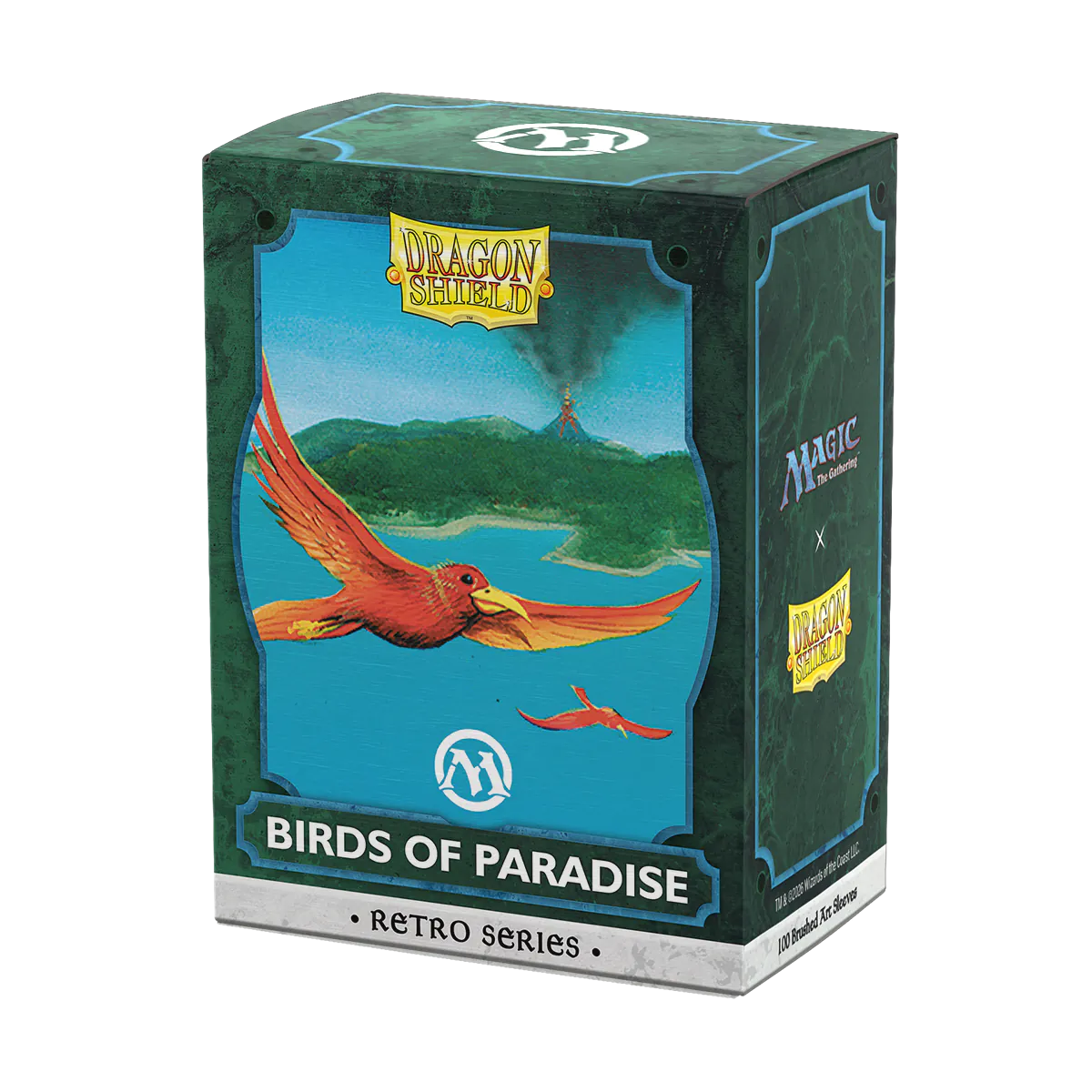 DS - Standard Licensed Art Sleeves: MtG: Retro Series - Birds of Paradise [Brushed] (100 Sleeves)