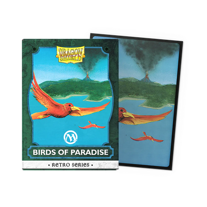 DS - Standard Licensed Art Sleeves: MtG: Retro Series - Birds of Paradise [Brushed] (100 Sleeves)
